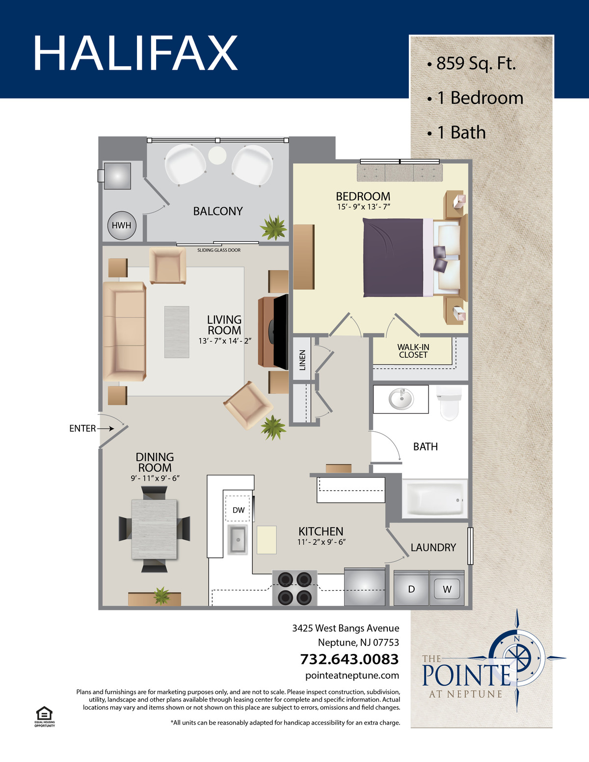 The Pointe At Neptune Floor Plan